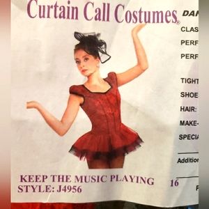 Keep the music playing dance costume